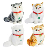 Realistic Cat Toy Tail Movable Kids Valentines Day Gifts for Sofa Car Office Style A