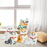 Realistic Cat Toy Tail Movable Kids Valentines Day Gifts for Sofa Car Office Style A