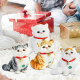 Realistic Cat Toy Tail Movable Kids Valentines Day Gifts for Sofa Car Office Style A