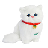 Realistic Cat Toy Tail Movable Kids Valentines Day Gifts for Sofa Car Office Style A