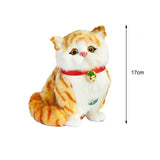 Realistic Cat Toy Tail Movable Kids Valentines Day Gifts for Sofa Car Office Style B