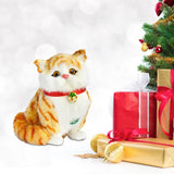 Realistic Cat Toy Tail Movable Kids Valentines Day Gifts for Sofa Car Office Style B