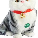 Realistic Cat Toy Tail Movable Kids Valentines Day Gifts for Sofa Car Office Style C