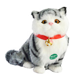 Realistic Cat Toy Tail Movable Kids Valentines Day Gifts for Sofa Car Office Style C