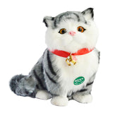 Realistic Cat Toy Tail Movable Kids Valentines Day Gifts for Sofa Car Office Style C