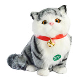 Realistic Cat Toy Tail Movable Kids Valentines Day Gifts for Sofa Car Office Style C