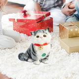 Realistic Cat Toy Tail Movable Kids Valentines Day Gifts for Sofa Car Office Style C