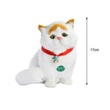 Realistic Cat Toy Tail Movable Kids Valentines Day Gifts for Sofa Car Office Style D