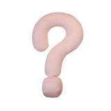 Soft Throw Pillow Lightweight Question Mark Pillow for Office Girls Bedroom Pink