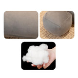 Soft Throw Pillow Lightweight Question Mark Pillow for Office Girls Bedroom Light Blue