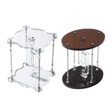 Tensegrity Table Gravity Modern Desktop Ornament for Table Bedroom Kids Gift Brown