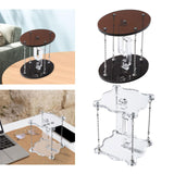 Tensegrity Table Gravity Modern Desktop Ornament for Table Bedroom Kids Gift Brown