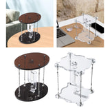 Tensegrity Table Gravity Modern Desktop Ornament for Table Bedroom Kids Gift Brown