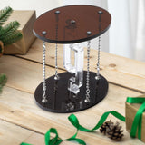 Tensegrity Table Gravity Modern Desktop Ornament for Table Bedroom Kids Gift Brown