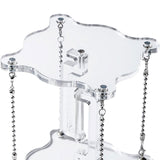 Tensegrity Table Gravity Modern Desktop Ornament for Table Bedroom Kids Gift Clear