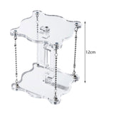 Tensegrity Table Gravity Modern Desktop Ornament for Table Bedroom Kids Gift Clear