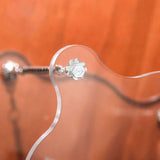 Tensegrity Table Gravity Modern Desktop Ornament for Table Bedroom Kids Gift Clear