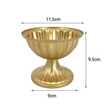 Decorative Vase Classic Iron Urn Planter for Living Room Indoor Dining Table gold large