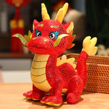 Dragon Plush Toy Adorable Chinese Dragon Plush for Birthday Gift Bedroom Bar