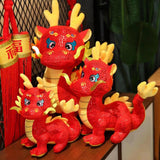 Dragon Plush Toy Adorable Chinese Dragon Plush for Birthday Gift Bedroom Bar