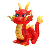 Dragon Plush Toy Adorable Chinese Dragon Plush for Birthday Gift Bedroom Bar