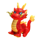 Dragon Plush Toy Adorable Chinese Dragon Plush for Birthday Gift Bedroom Bar