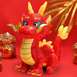 Dragon Plush Toy Adorable Chinese Dragon Plush for Birthday Gift Bedroom Bar
