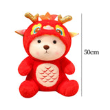 Dragon Plush Toy Cute Dragon Stuffed Animal for Birthday Present Bar Bedroom