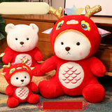 Dragon Plush Toy Cute Dragon Stuffed Animal for Birthday Present Bar Bedroom