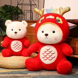 Dragon Plush Toy Cute Dragon Stuffed Animal for Birthday Present Bar Bedroom