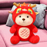 Dragon Plush Toy Cute Dragon Stuffed Animal for Birthday Present Bar Bedroom