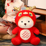 Dragon Plush Toy Cute Dragon Stuffed Animal for Birthday Present Bar Bedroom