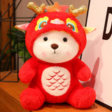Dragon Plush Toy Cute Dragon Stuffed Animal for Birthday Present Bar Bedroom