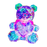 Glowing Bear Valentines Day Gifts for Kids with Heart LED Toy USB Girlfriend pink heart