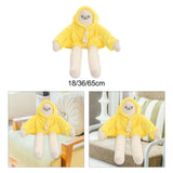 Plush Banana Toy Plush Pillow Weird Banana Doll for Boys Chair Party 18cm