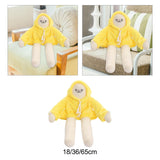 Plush Banana Toy Plush Pillow Weird Banana Doll for Boys Chair Party 18cm