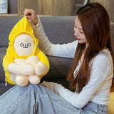Plush Banana Toy Plush Pillow Weird Banana Doll for Boys Chair Party 36cm