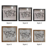 Maxbell Ticket Display Case Frame Multipurpose for Movie Theater Travel Ticket Style A