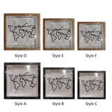 Maxbell Ticket Display Case Frame Multipurpose for Movie Theater Travel Ticket Style A