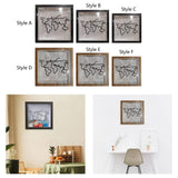 Maxbell Ticket Display Case Frame Multipurpose for Movie Theater Travel Ticket Style A