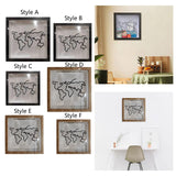 Maxbell Ticket Display Case Frame Multipurpose for Movie Theater Travel Ticket Style A