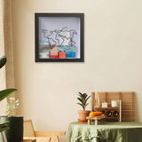 Maxbell Ticket Display Case Frame Multipurpose for Movie Theater Travel Ticket Style A