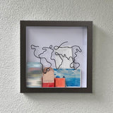 Maxbell Ticket Display Case Frame Multipurpose for Movie Theater Travel Ticket Style A