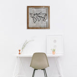 Maxbell Ticket Display Case Frame Multipurpose for Movie Theater Travel Ticket Style D