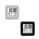 Maxbell Digital Alarm Clock Modern Mute Clock Table Clock for Office Bedside Kitchen white