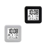 Maxbell Digital Alarm Clock Modern Mute Clock Table Clock for Office Bedside Kitchen white