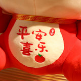 Chinese Dragon Plush Doll Decorative for Office Holidays Bedding Accessories