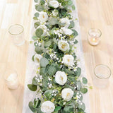 Maxbell 2xArtificial Vines Fake Eucalyptus Leaves Hanging Plants for Holiday Wall Home
