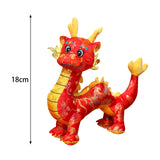 Dragon Plush Toy Adorable Dragon Stuffed Animal for Restaurant Bedroom Couch Red