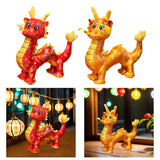 Dragon Plush Toy Adorable Dragon Stuffed Animal for Restaurant Bedroom Couch Red